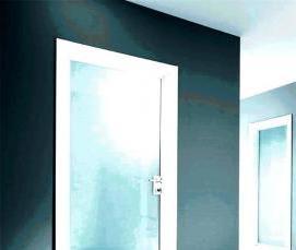 стеклянные межкомнатные двери из матового стекла - тип 3