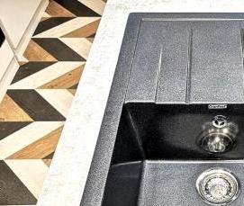 столешница Черный иней - модель 1