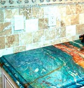 столешница из натурального камня - вариант 2