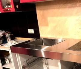 столешница из нержавейки - вариант 2