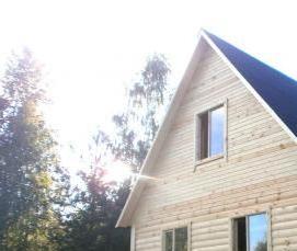 строительство дома 6х6 из бруса - модель 3