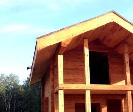 строительство домов из бруса от производителя - вариант 1