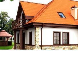 строительство домов из газобетона под ключ - тип 2