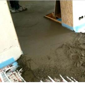 стяжка под полы - тип 1