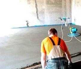 стяжка пола 10 см - вариант 1