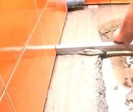 стяжка пола в комнате - тип 1