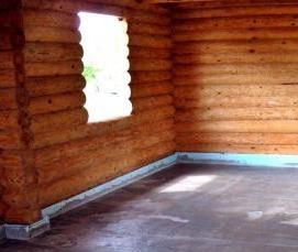 стяжка пола в комнате - тип 2