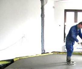 стяжка пола в новостройке - тип 2