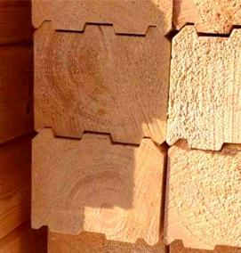 сухой профилированный брус - тип 1