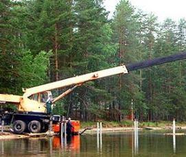 сваи под воду - модель 1