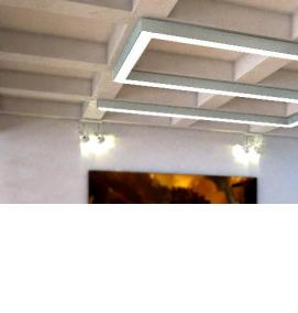 светильники диодные потолочные линейные - модель 2