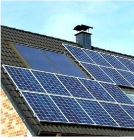 светодиодная солнечная батарея - модель 1