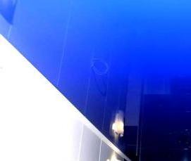 темно синий потолок натяжной - модель 2