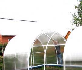 теплица арочного типа удачная - вариант 2