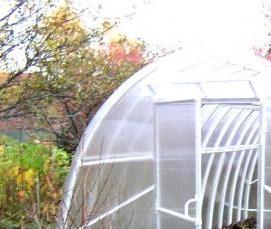 теплица домиком из поликарбоната - вариант 4