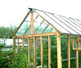 теплица домиком из поликарбоната - вариант 2