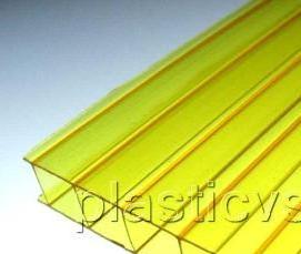 теплица желтая из поликарбоната - тип 4