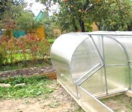 теплицы со съемной сдвижной крышей - вариант 4