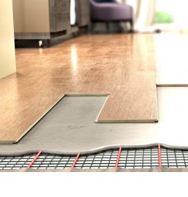 теплый пол под ПВХ - вариант 4