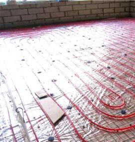 теплый пол под ПВХ - вариант 3