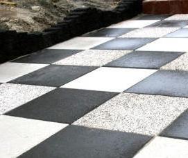 тротуарная плитка 2 цвета - тип 3