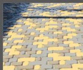 тротуарная плитка 2 цвета - тип 2