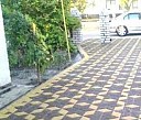 Укладка тротуарной плитки Двухцветная Королёв