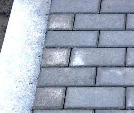 Тротуарная плитка 8 кирпичей серый Москва