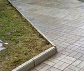 тротуарная плитка 8 кирпичей серый - тип 2