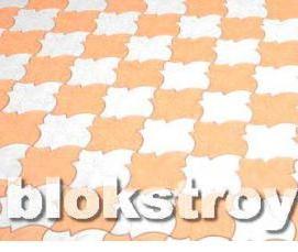 тротуарная плитка клен - вариант 1