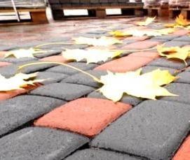 тротуарная плитка клен - вариант 4