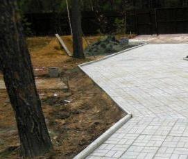 тротуарная плитка паркет серая - тип 3