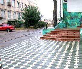Тротуарная плитка серого цвета Москва