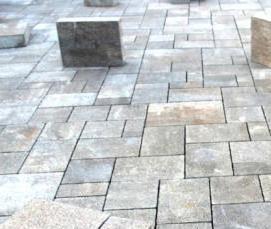 тротуарная плитка темно коричневая - вариант 1