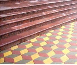 тротуарная плитка восемь кирпичей - вариант 1