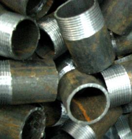 труба нержавеющая с резьбой - модель 1