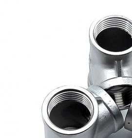 труба нержавеющая с резьбой - модель 2