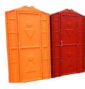 туалетная кабина пластиковая без бака - вариант 4