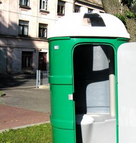 туалетная кабина пластиковая - модель 4