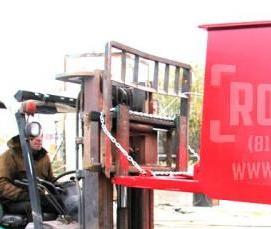 уборка снега ковшом - тип 1