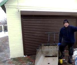 уборка снега ковшом - тип 4