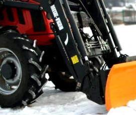 уборка снега культиватором - тип 4