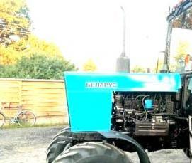 уборка снега МТЗ-82 - вариант 2