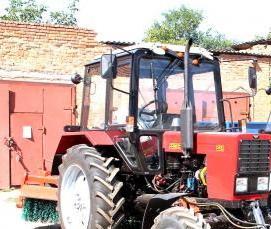 уборка снега щеткой - вариант 4