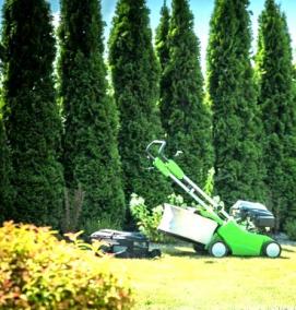 уборка территории дома - вариант 2