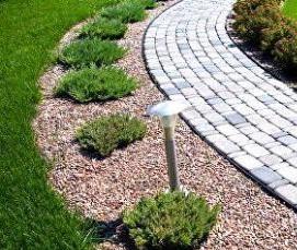 укладка тротуарной плитки на пескобетон - модель 2