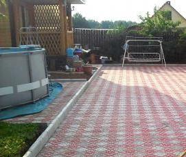 уличная плитка брусчатка - модель 3