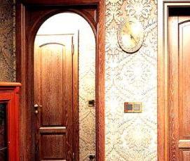 уличные двустворчатые входные двери - вариант 3