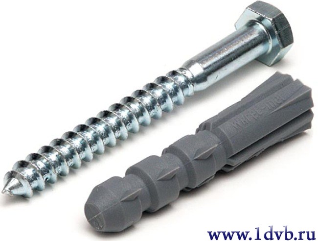 универсальный пластиковый дюбель - модель 4