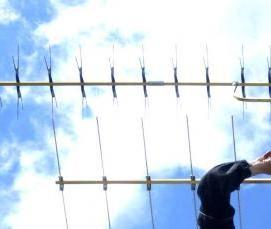 установка антенны на даче - вариант 2